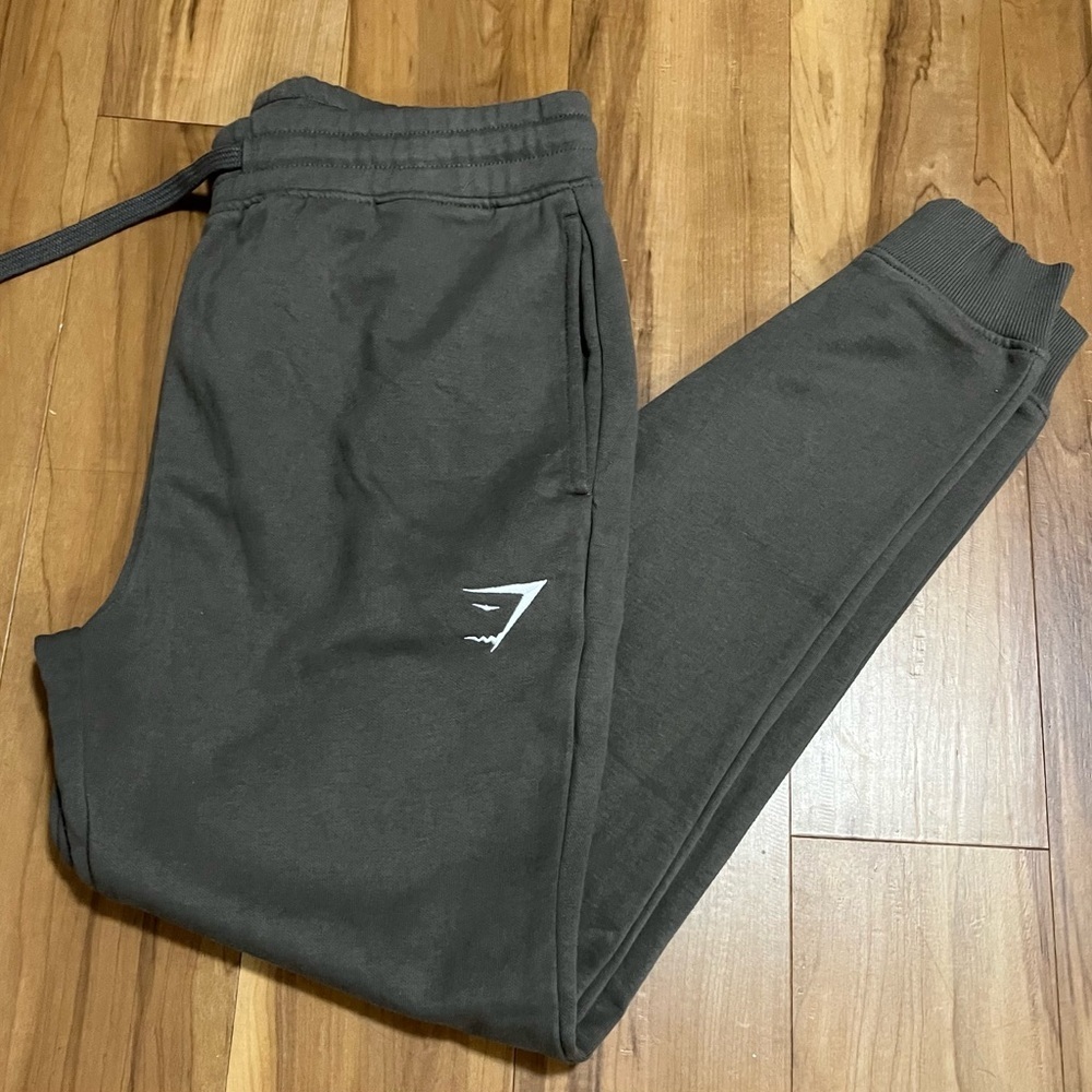 Gymshark Joggers Sweatpants Olive Green Size S